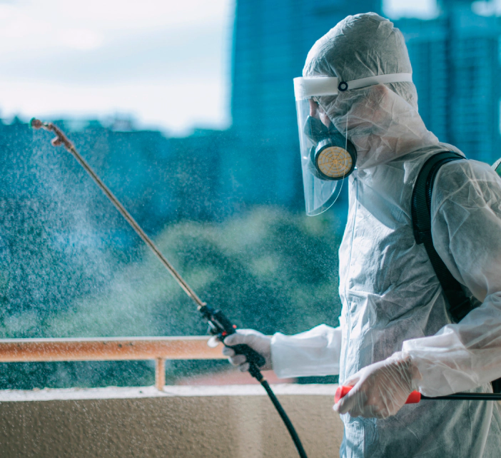 fumigating in shopping center